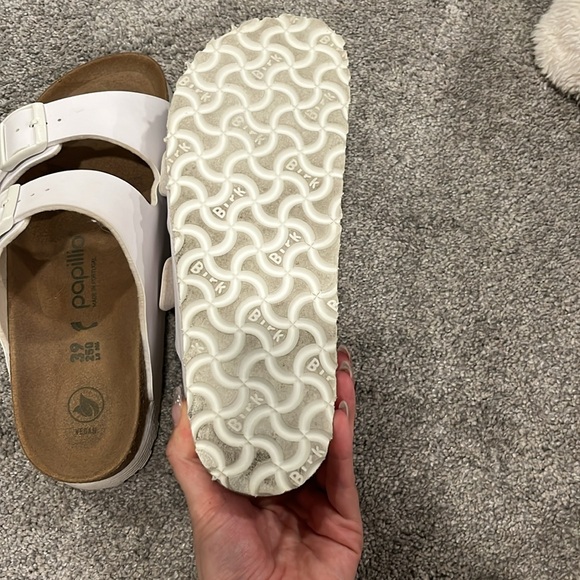 Platform white Birkenstock - Picture 4 of 4